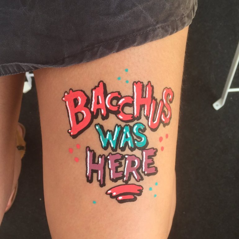 Top 14 tattoos on the theme of wine!