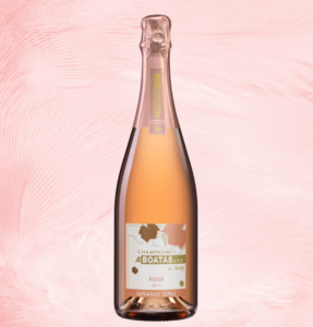 Bouteille de crémant d’Alsace Bestheim Ice Rosé, bulles rosées fraîches et gourmandes, esprit festif et moderne pour les fêtes.
