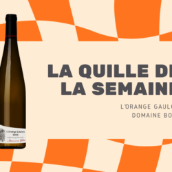 Bouteille de L’Orange Gaulois 2021 du Domaine Bohn, vin orange d’Alsace, en couverture La Quille de la Semaine