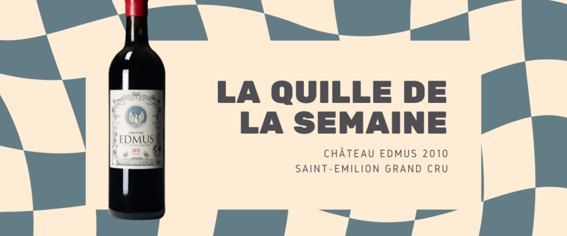 Château EDMUS 2019 Saint-Émilion Grand Cru bouteille