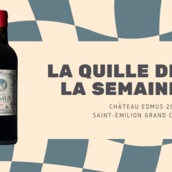 Château EDMUS 2019 Saint-Émilion Grand Cru bouteille