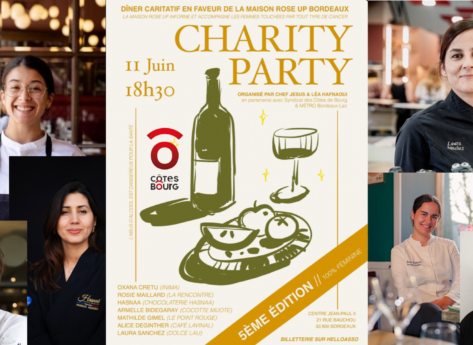 Charity Party Bordeaux 2026 : le dîner caritatif du chef Jésus met les femmes du vin et de la gastronomie à l’honneur